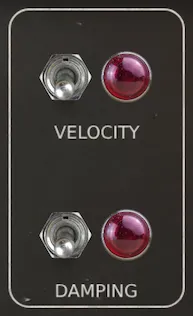 Button controls for the instrument settings