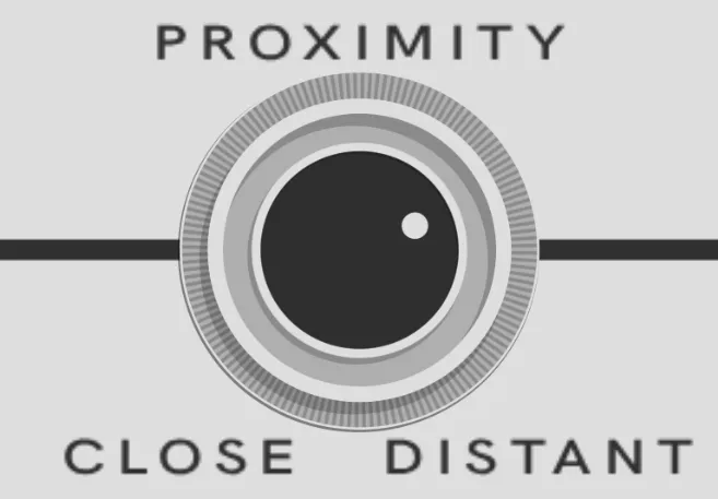 Mix controls for proximity