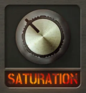 Controls for the saturation settings