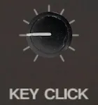 Volume control for the "key click" sound