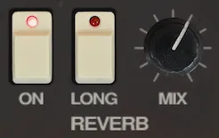 Controls for the room reverb impulse response